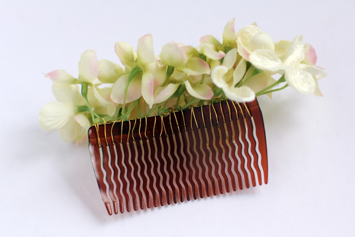 Wedding Accessories DIY Floral Hair Comb This Blog Is Not For You