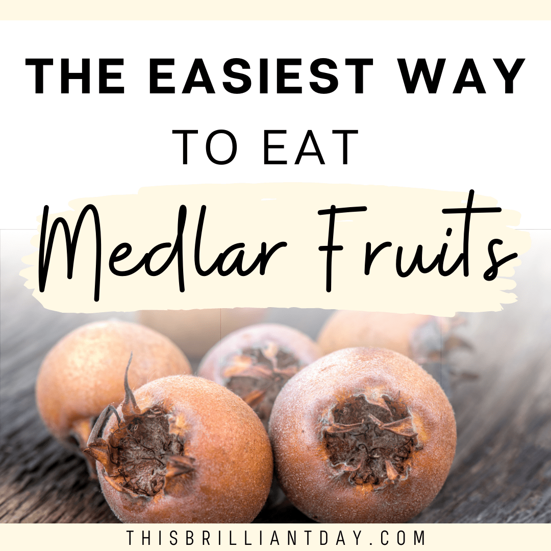 The Easiest Way to Eat Medlar Fruits This Brilliant Day