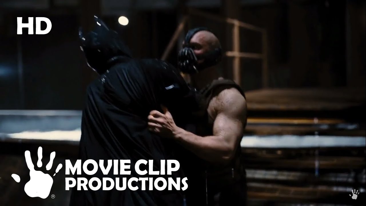 Batman Vs Bane First Fight thiscelestial