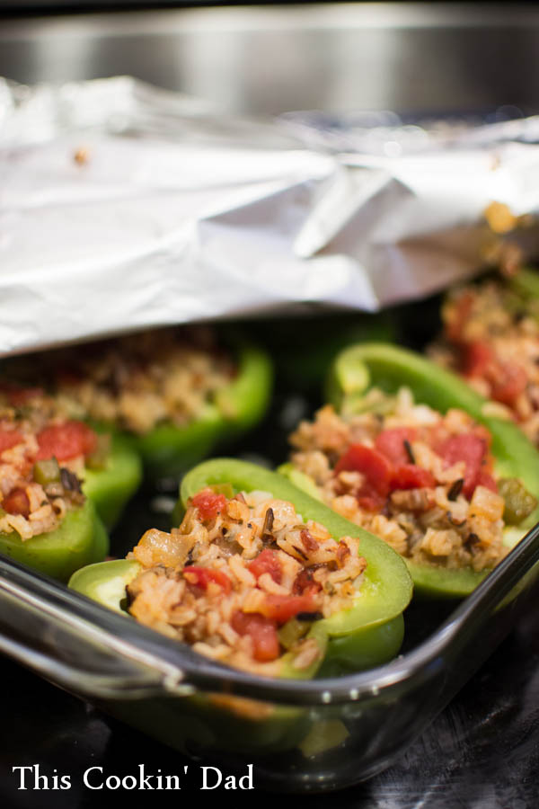 Wild Rice Stuffed Peppers