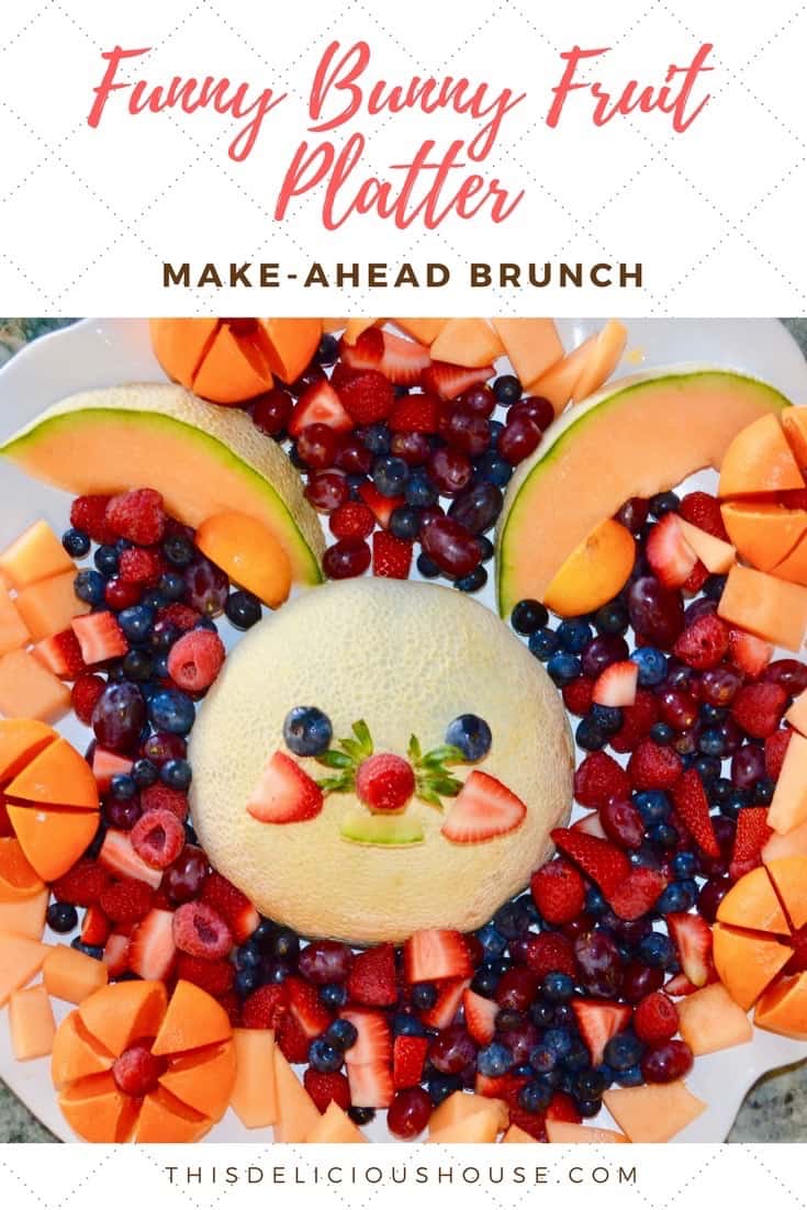 Funny Bunny Fruit Platter Kid Friendly This Delicious House