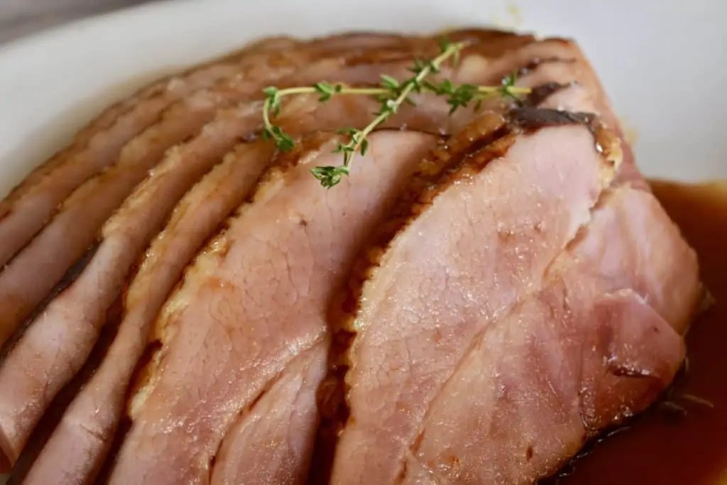 Slow Cooker Ham with Brown Sugar Glaze This Delicious House