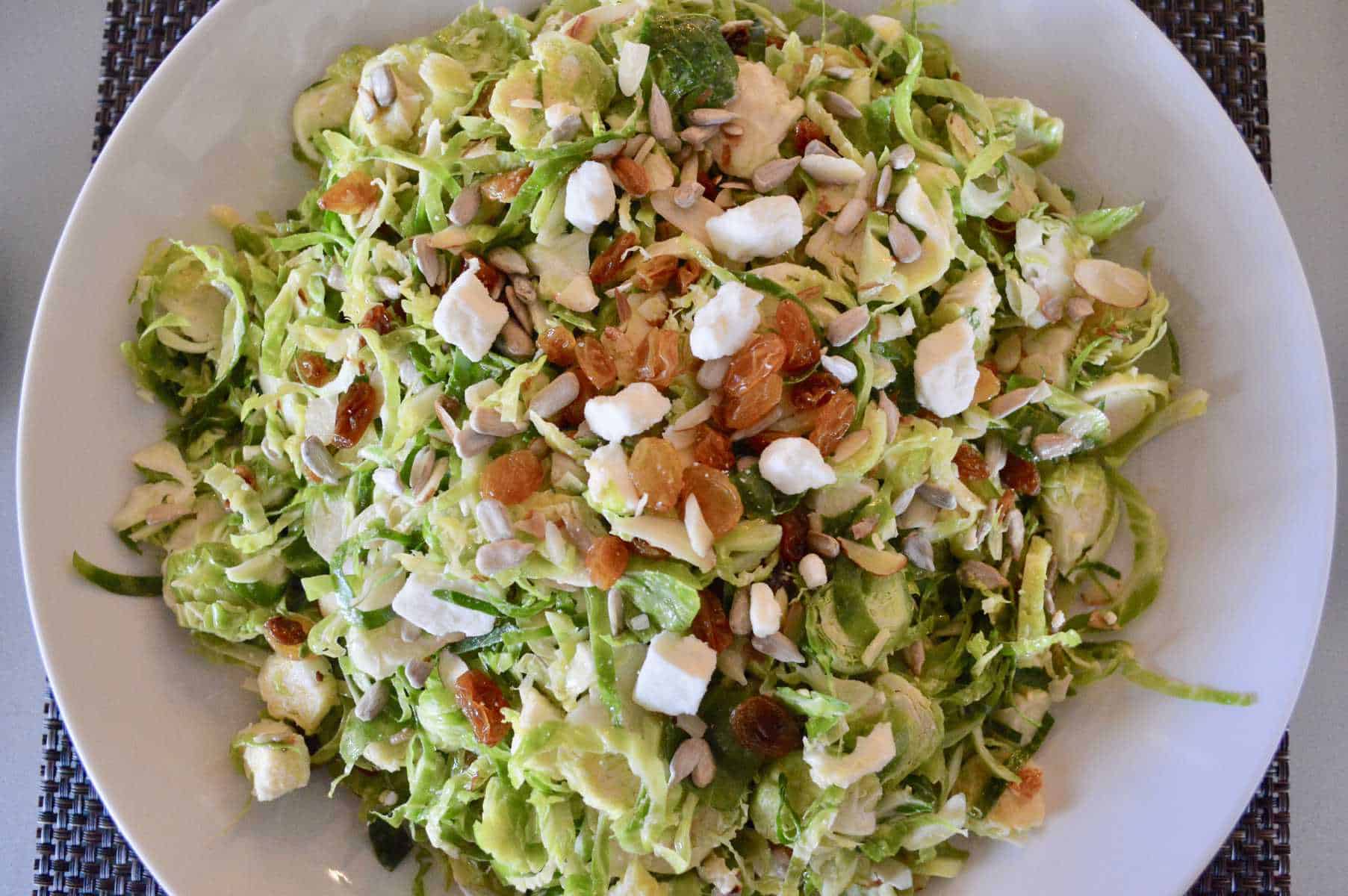 Brussels Sprouts Salad with Feta This Delicious House