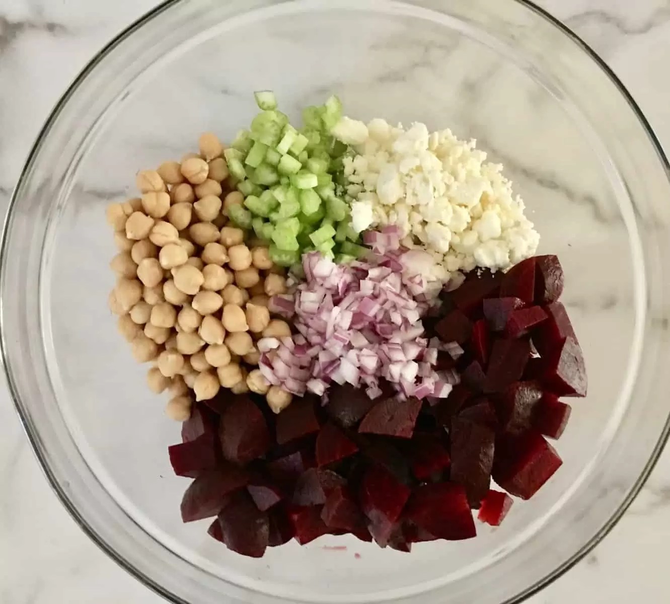 Beet Salad Feta & Garbanzo Beans This Delicious House
