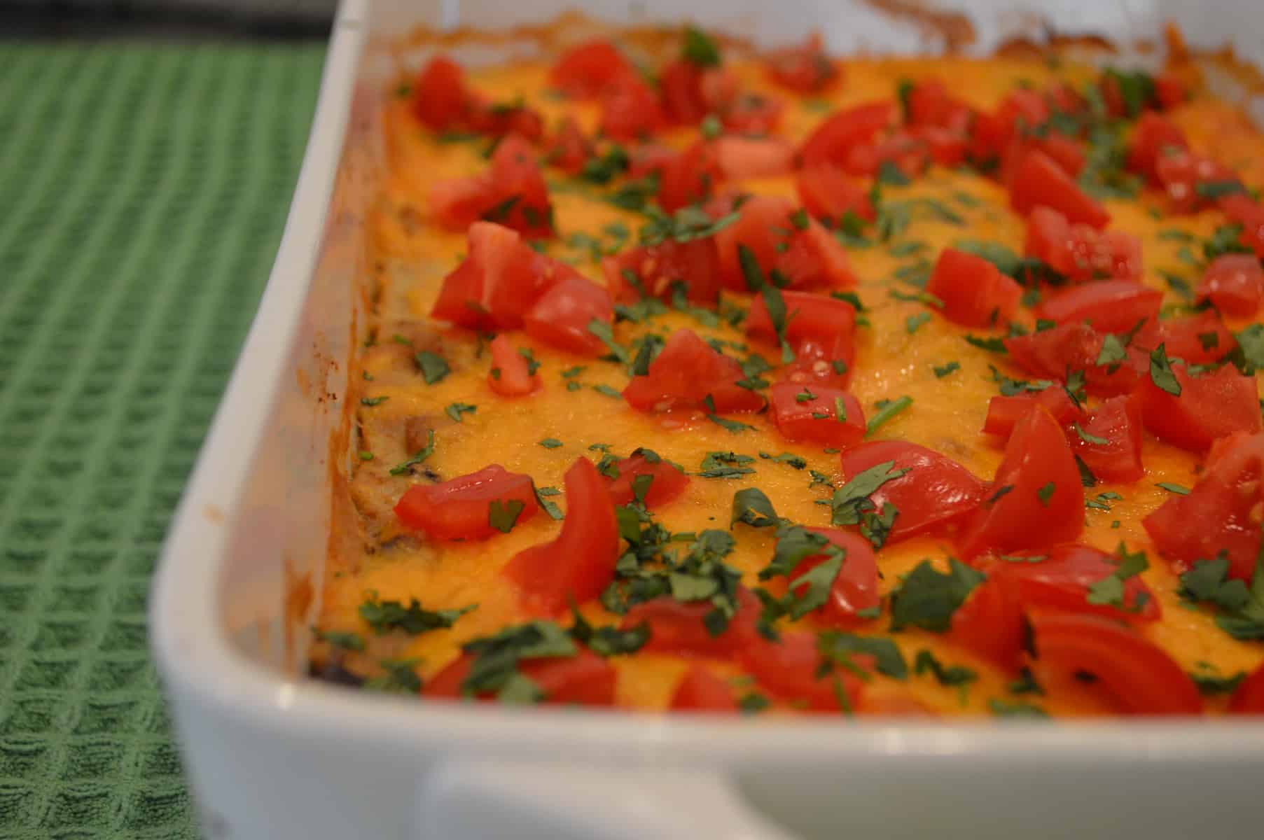 Green Enchilada Casserole with Ground Turkey This Delicious House