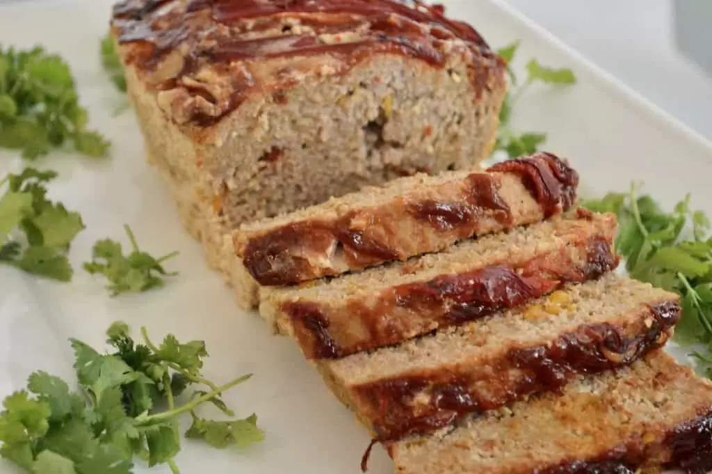 Turkey Meatloaf with Roasted Bell Peppers This Delicious House