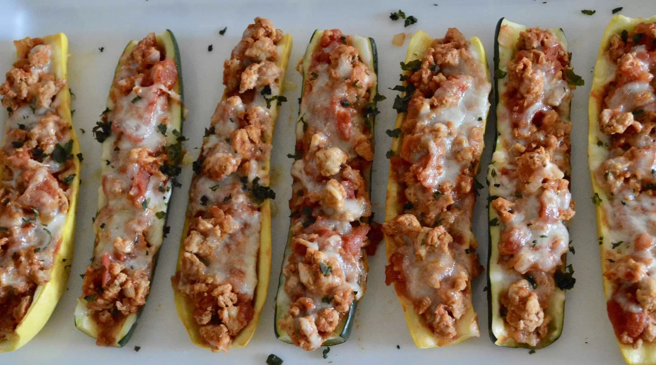Stuffed Zucchini Boats ItalianStyle This Delicious House