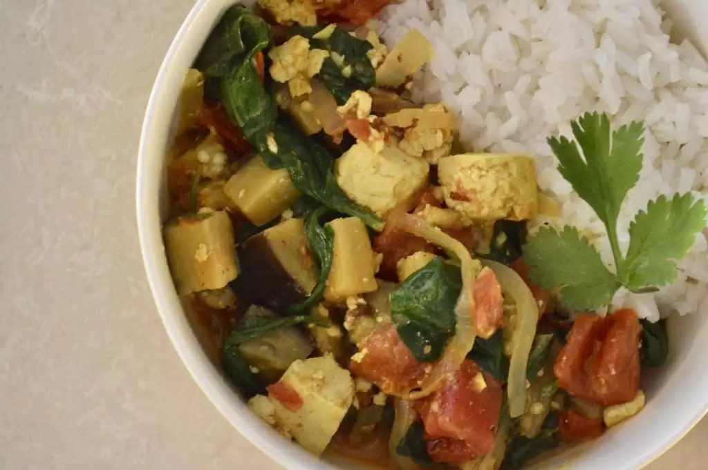 Tofu Eggplant Curry This Delicious House
