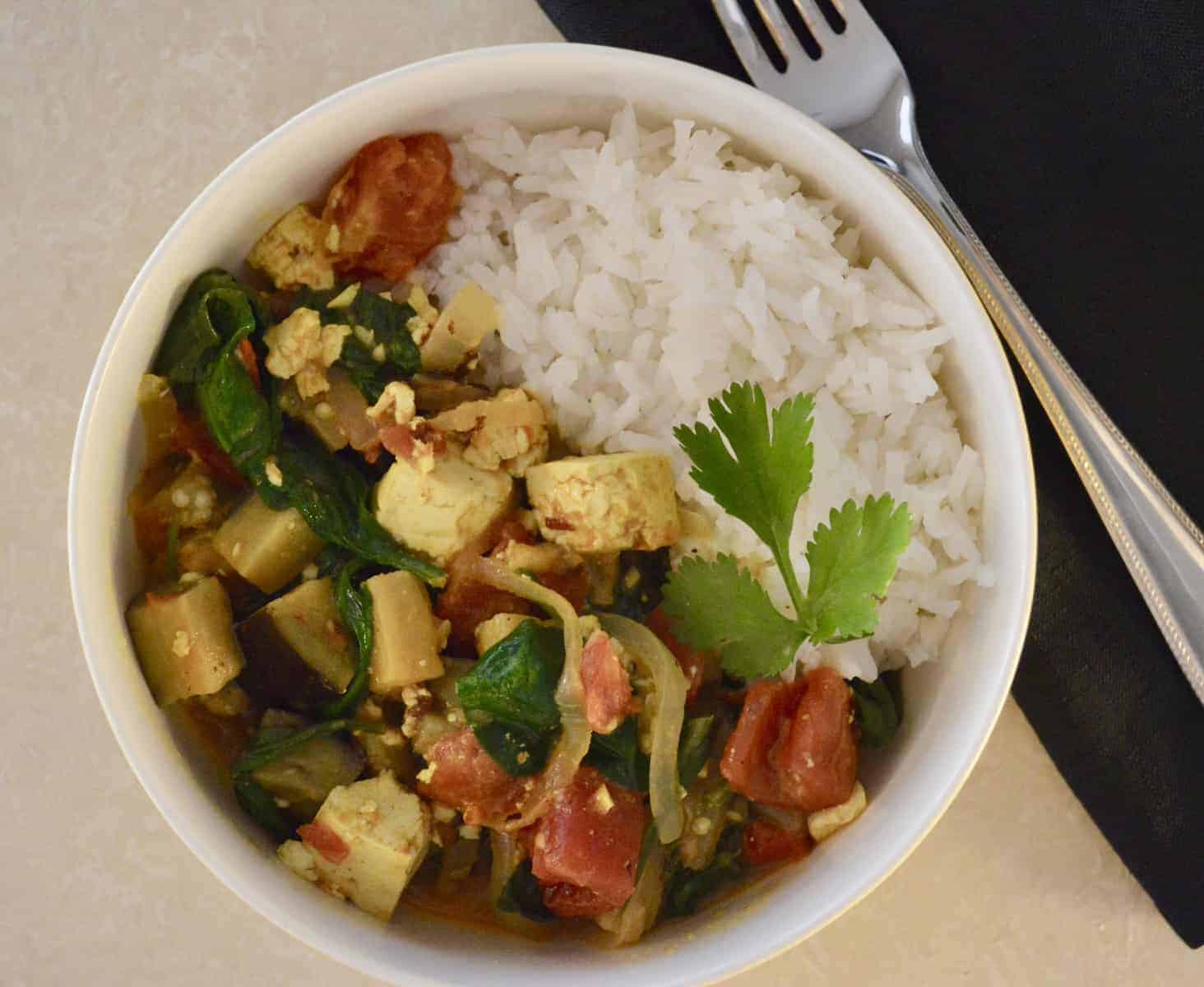 Tofu Eggplant Curry This Delicious House