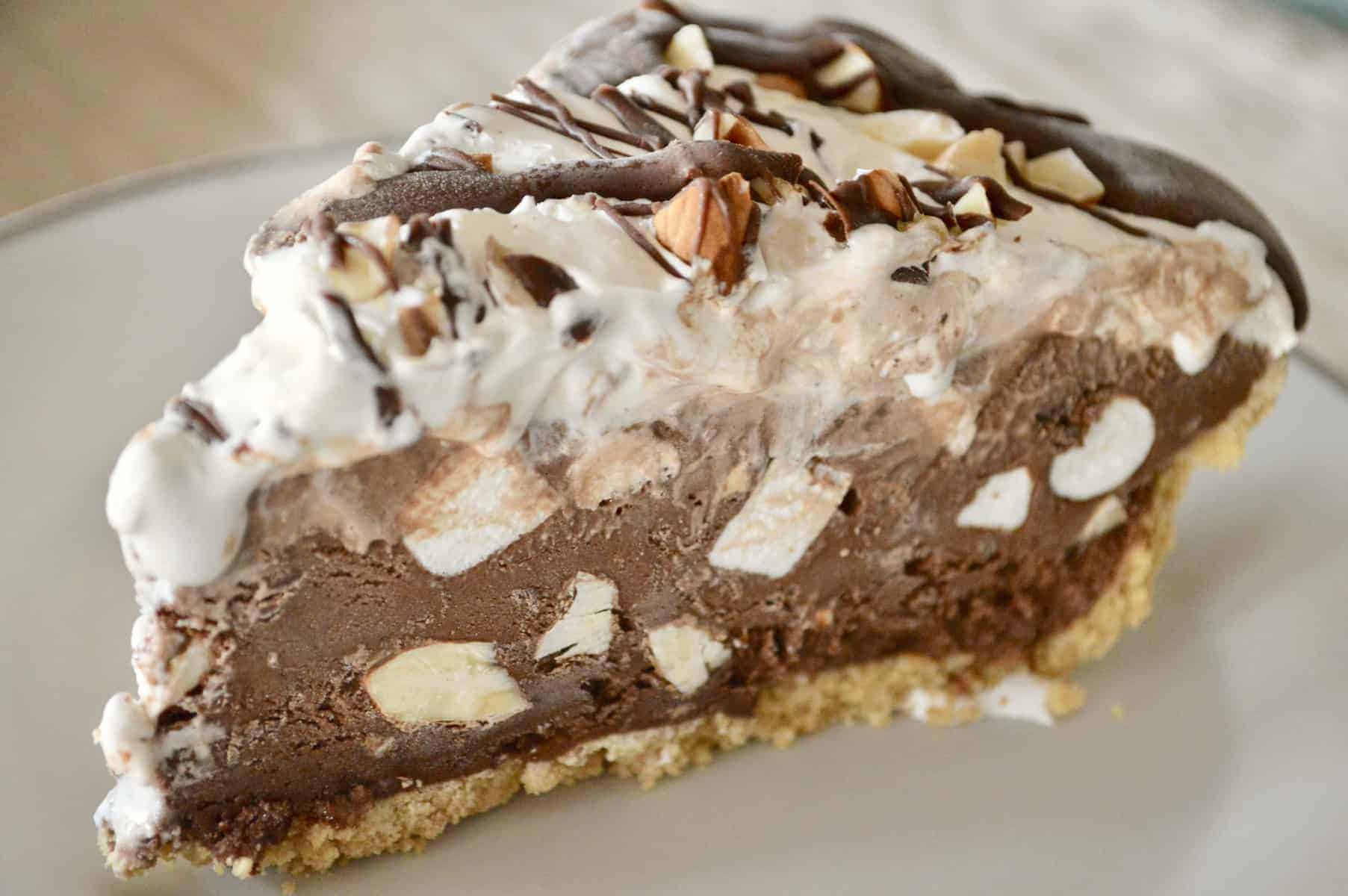 Rocky Road Ice Cream Pie Rocky Road Pie This Delicious House