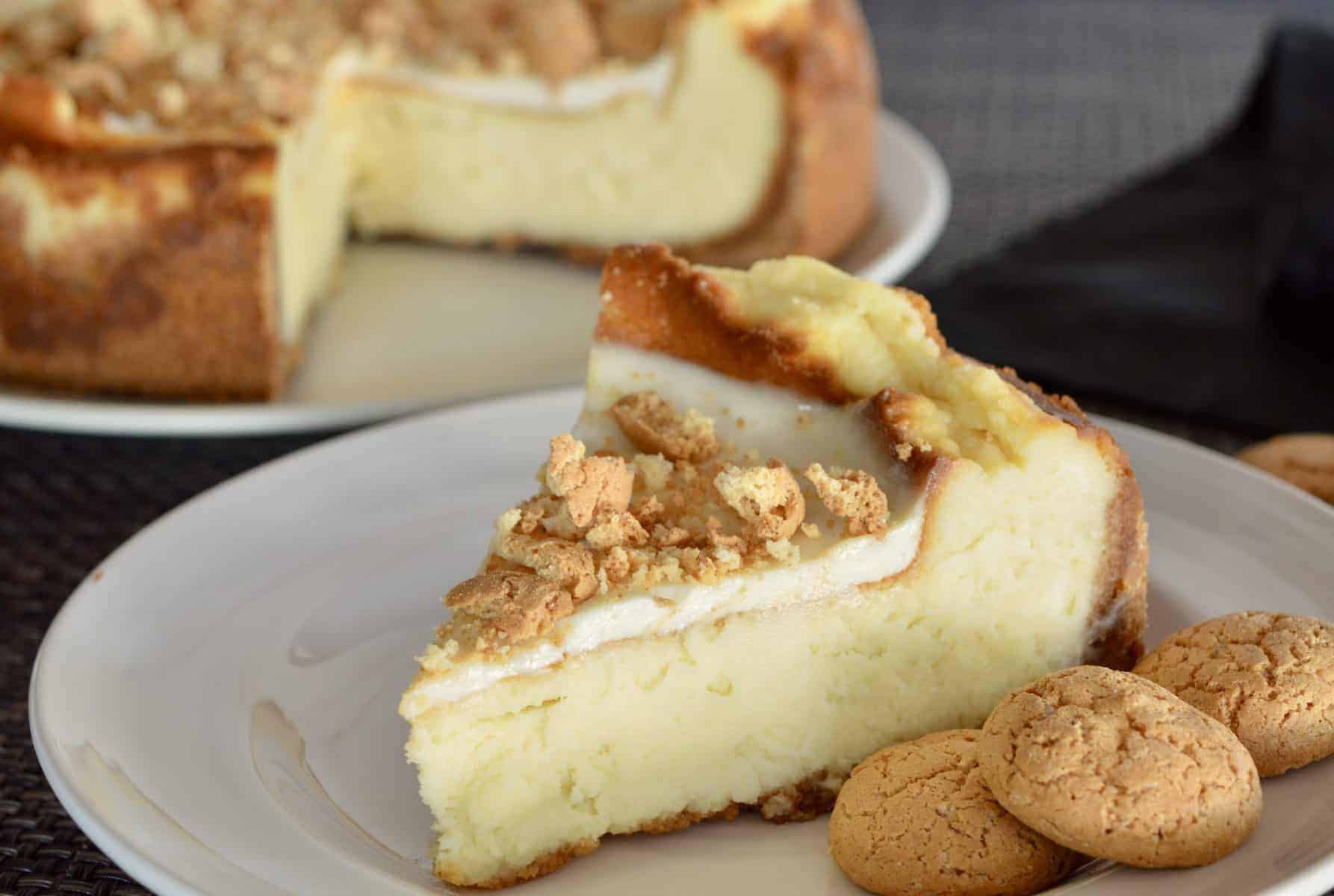 Amaretto Mascarpone Cheesecake This Delicious House