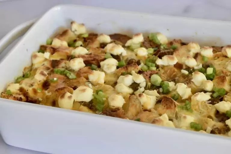 Everything Bagel Sausage Bake This Delicious House