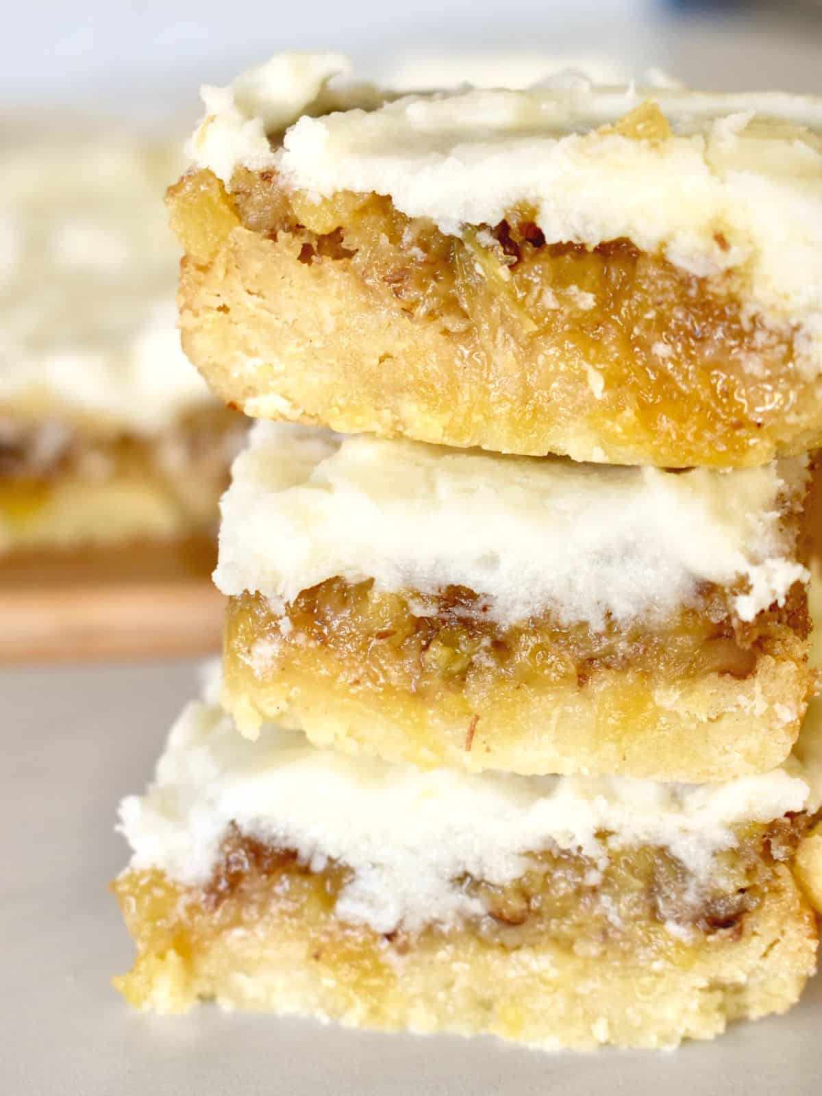 Pineapple Bars with Shortbread Crust This Delicious House