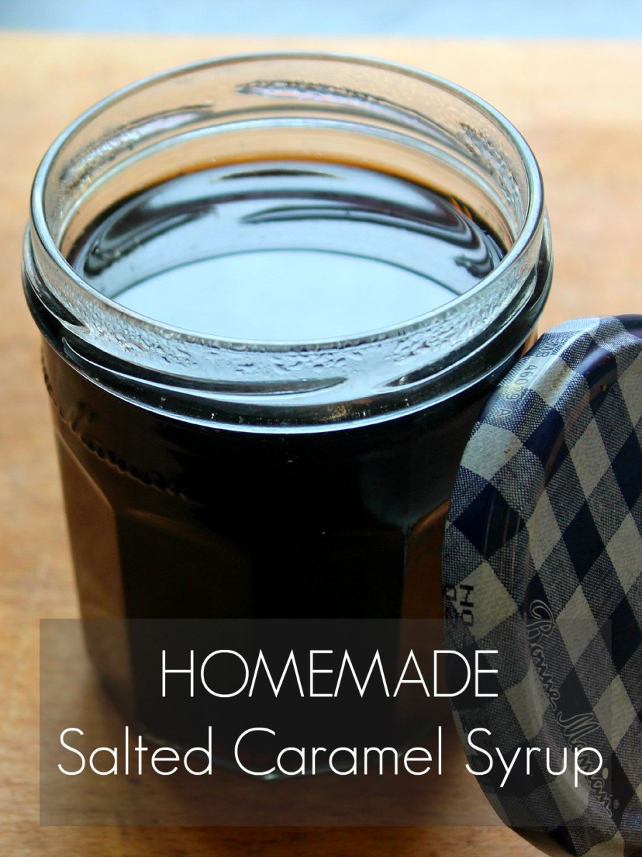 Salted Caramel Coffee Syrup Recipe Polly Jemima