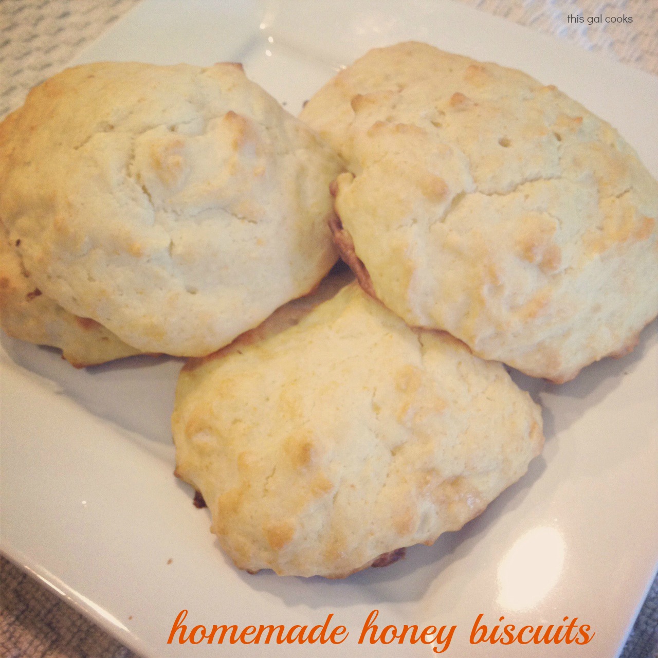 Homemade Honey Biscuits This Gal Cooks