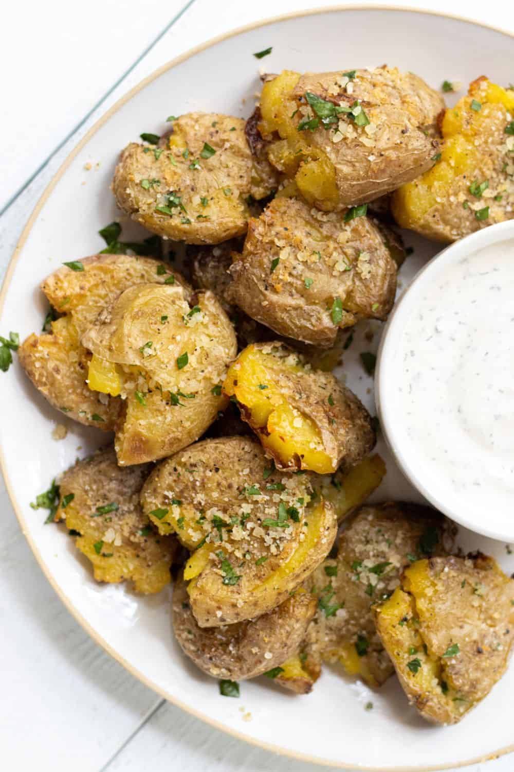 Smashed Fingerling Potatoes This Home Kitchen
