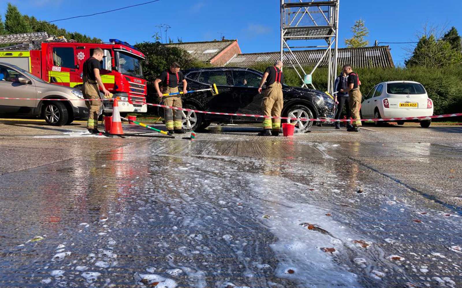 Shaftesbury Fire Crew Raise £1,200 For Firefighters’ Charity With