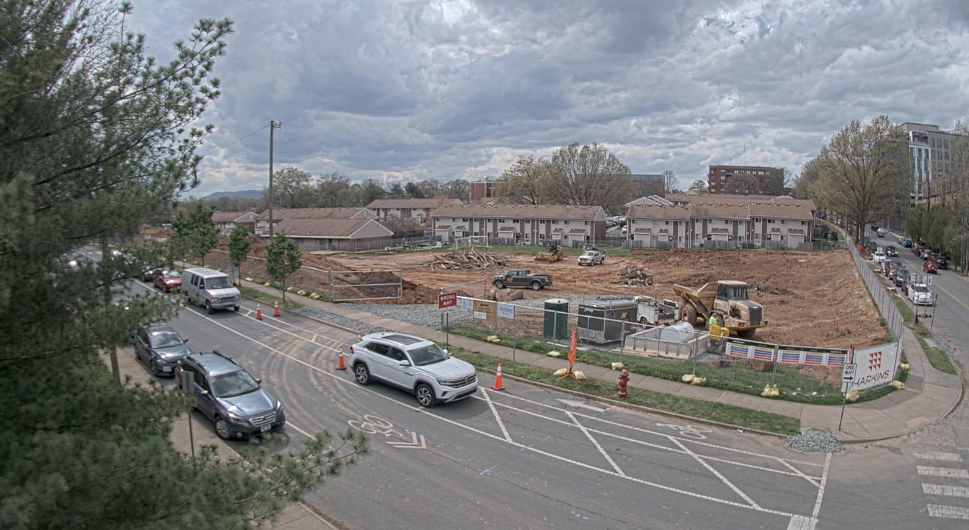 Trees come down on Garrett Street to make way for Friendship Court’s
