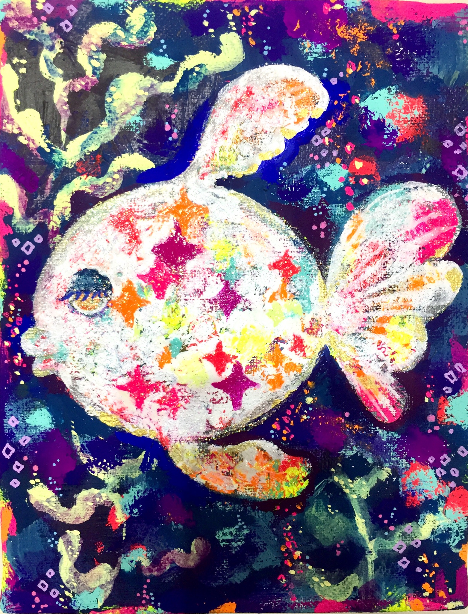 夢の魚 現代アート 絵画の通販・販売サイト ｜ thisisgallery ディスイズギャラリー