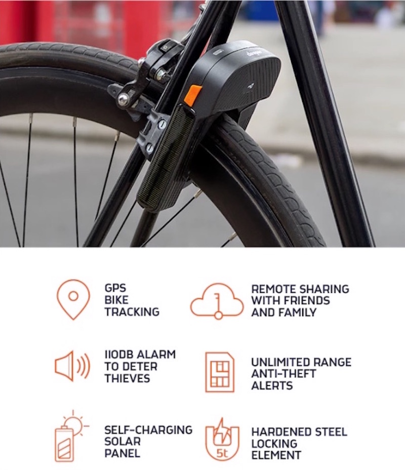 Deeper Lock Smart, GPSPowered, Permanent Bike Security Solution