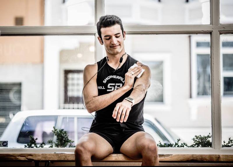 Shower Pill The Athletic Body Wipes for Cleansing and Deodorizing