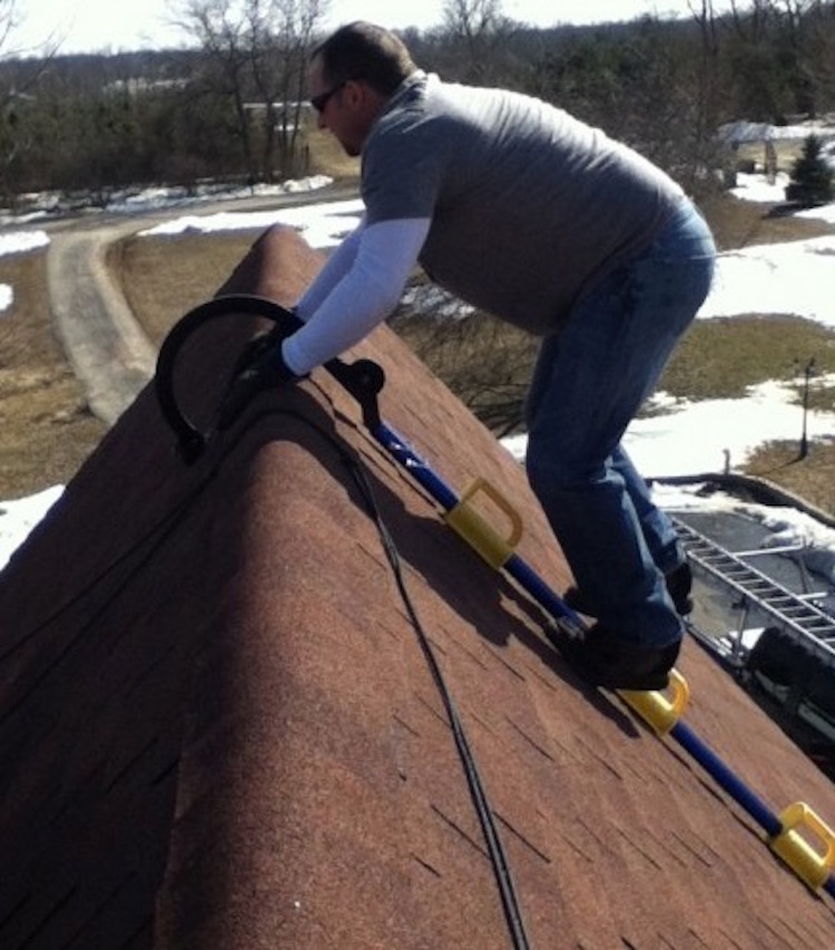 Goat Steep Assist Ladder Helps You Climb Steep Roof Tops