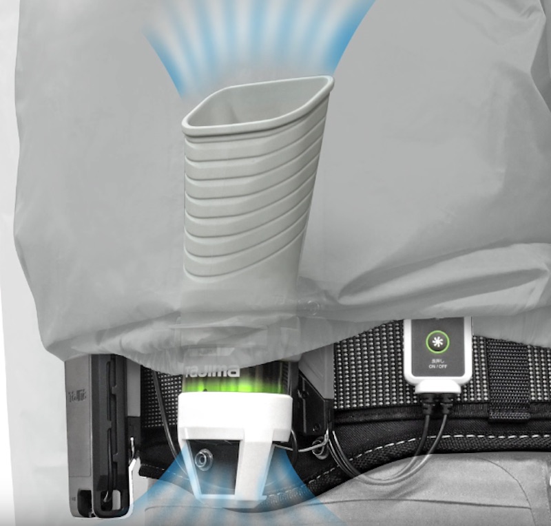 Jacket Cooling System The Air Conditioner for Your Clothes