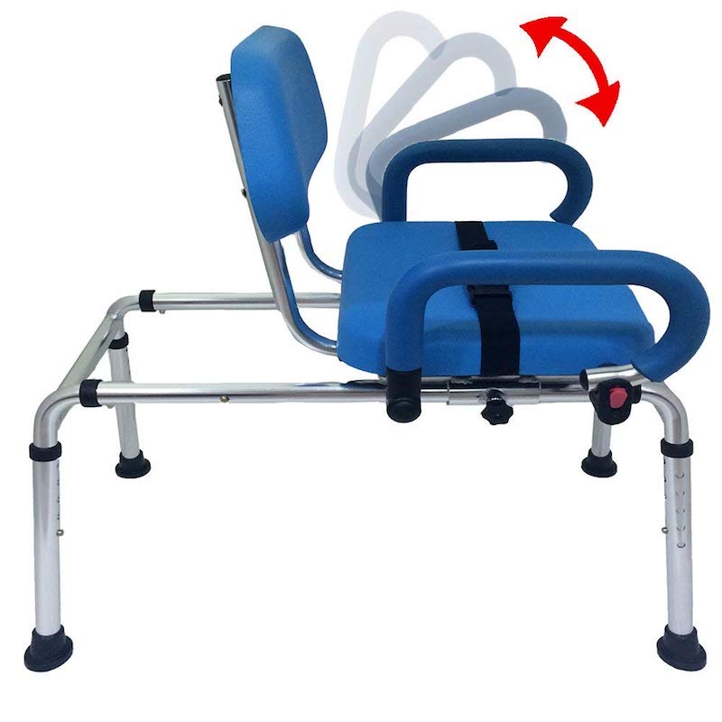 Carousel Sliding Transfer Bench Move People Easily in a SpaceSaving Way