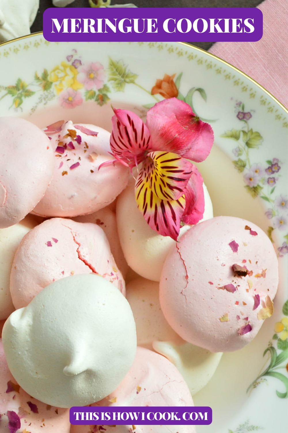 Rosewater Meringue Cookies Without Cream of Tartar This Is How I Cook