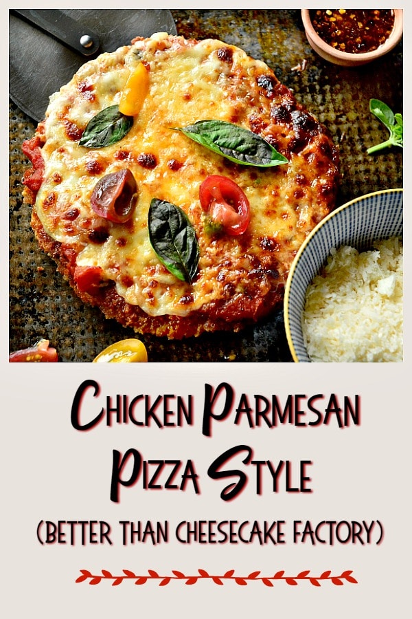Chicken Parmesan Pizza Style ( A New Favorite) This Is How I Cook