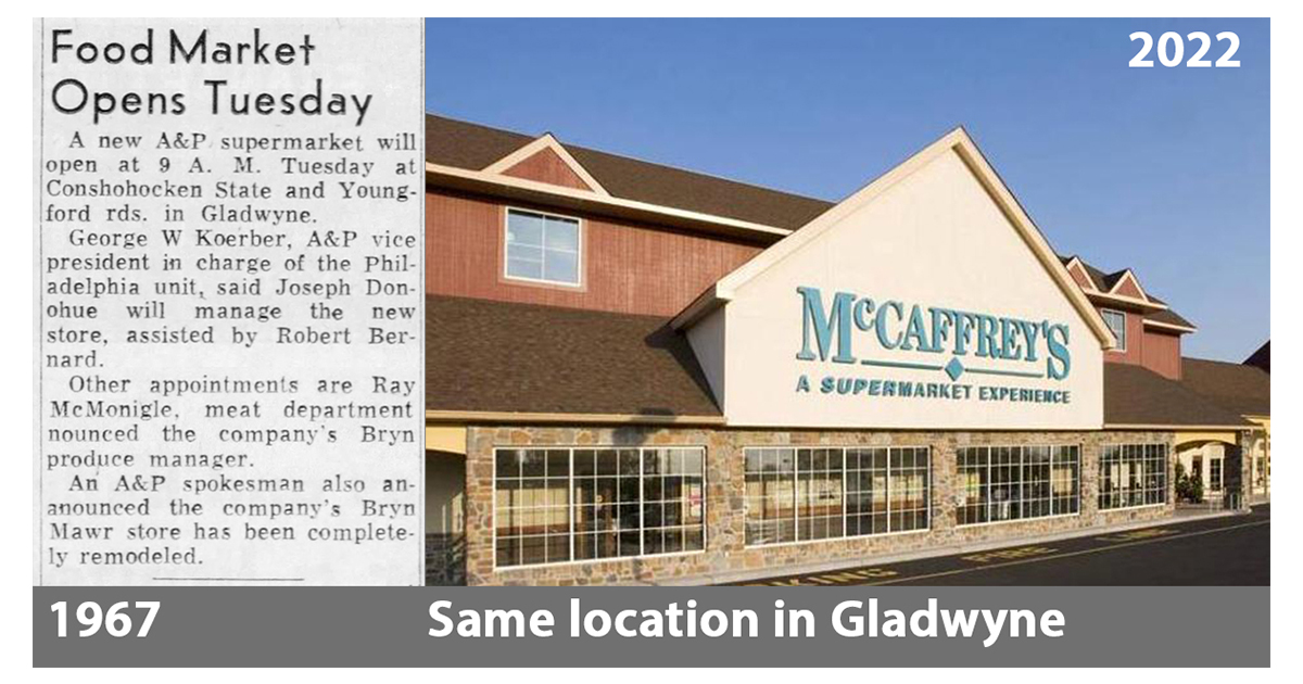 Former Acme Store In Gladwyne, Soon To Be McCaffrey's, Opened in 1967