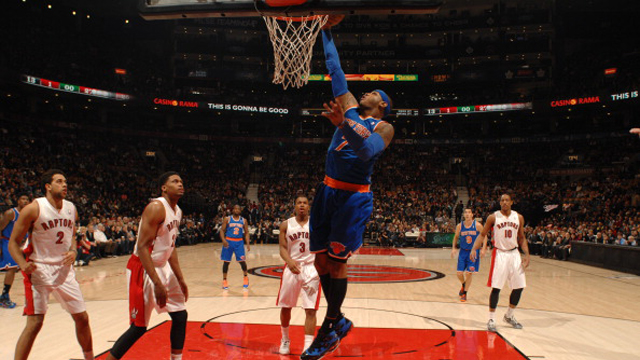 Games to Watch Knicks vs. Raptors Melo