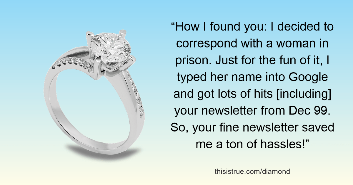Diamond Girl This is True