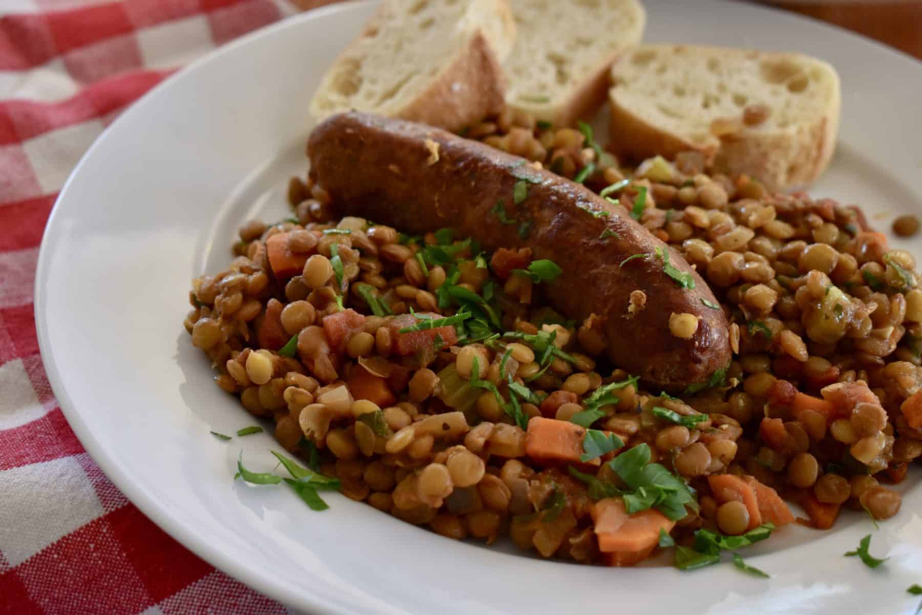 Italian Sausage and Lentils This Italian Kitchen