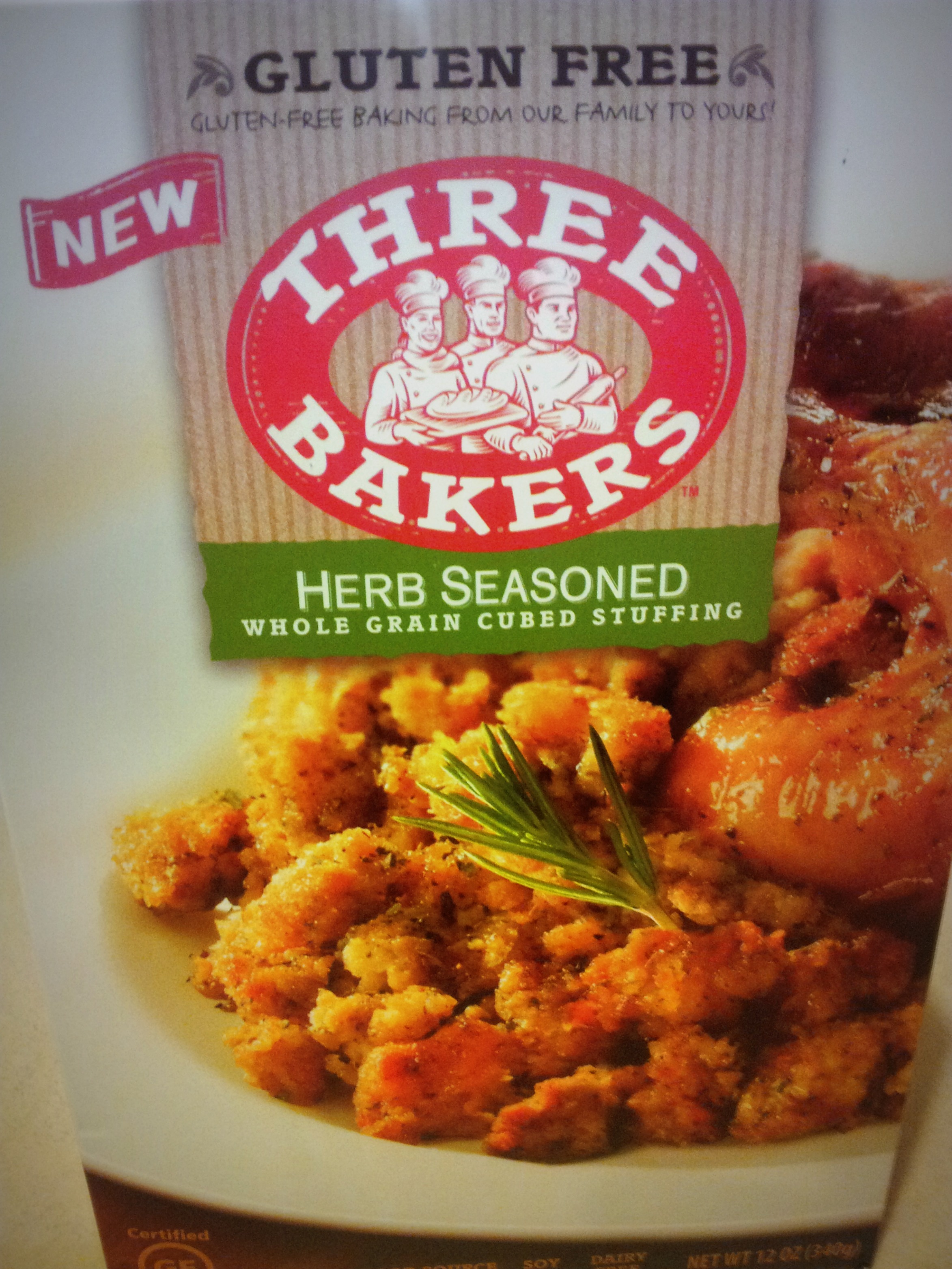 Three Bakers Gluten Free HerbSeasoned Stuffing Mix Product Review