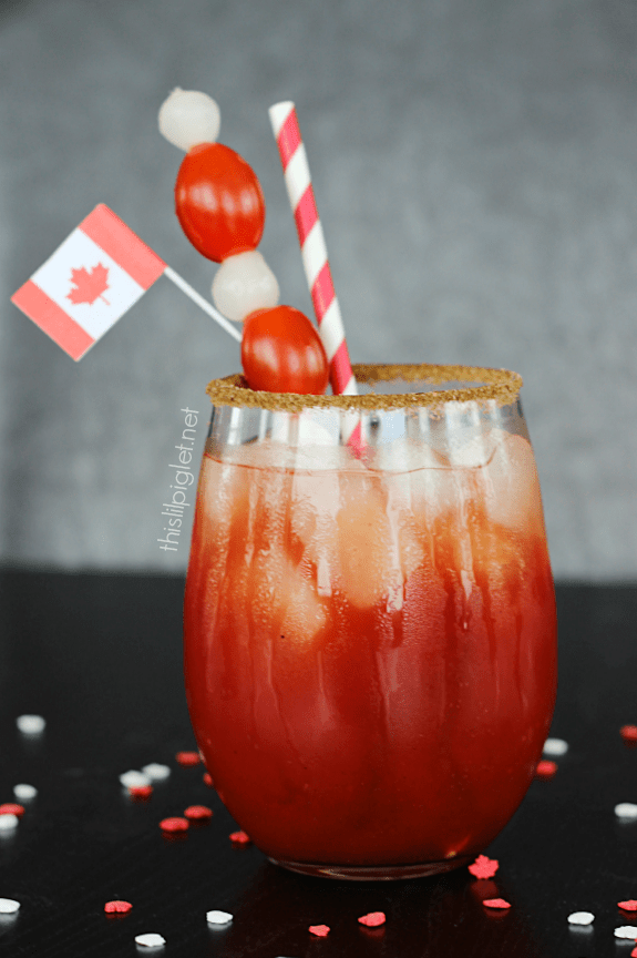 Canadian Caesar Cocktail Beverage This Lil Piglet