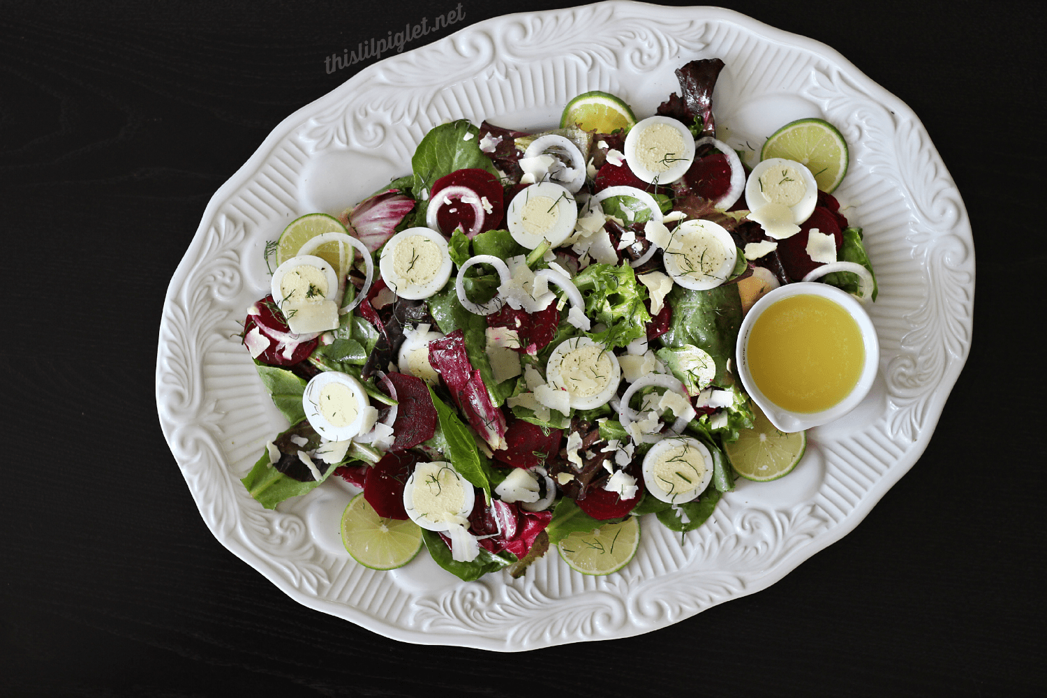 Honey Dijon Beet Egg Salad This Lil Piglet