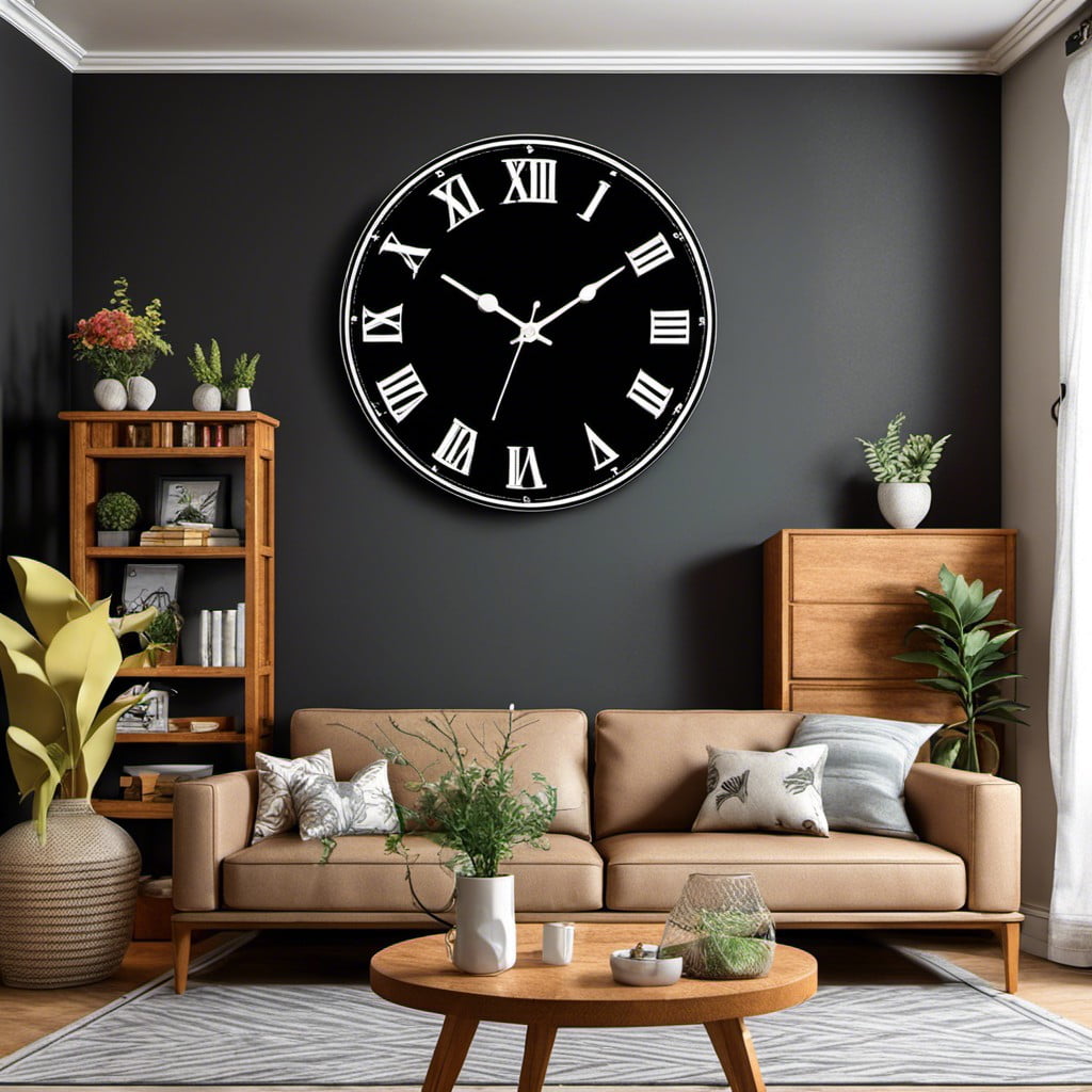 20 Living Room Wall Clock Decor Ideas Transform Your Space Simplicity