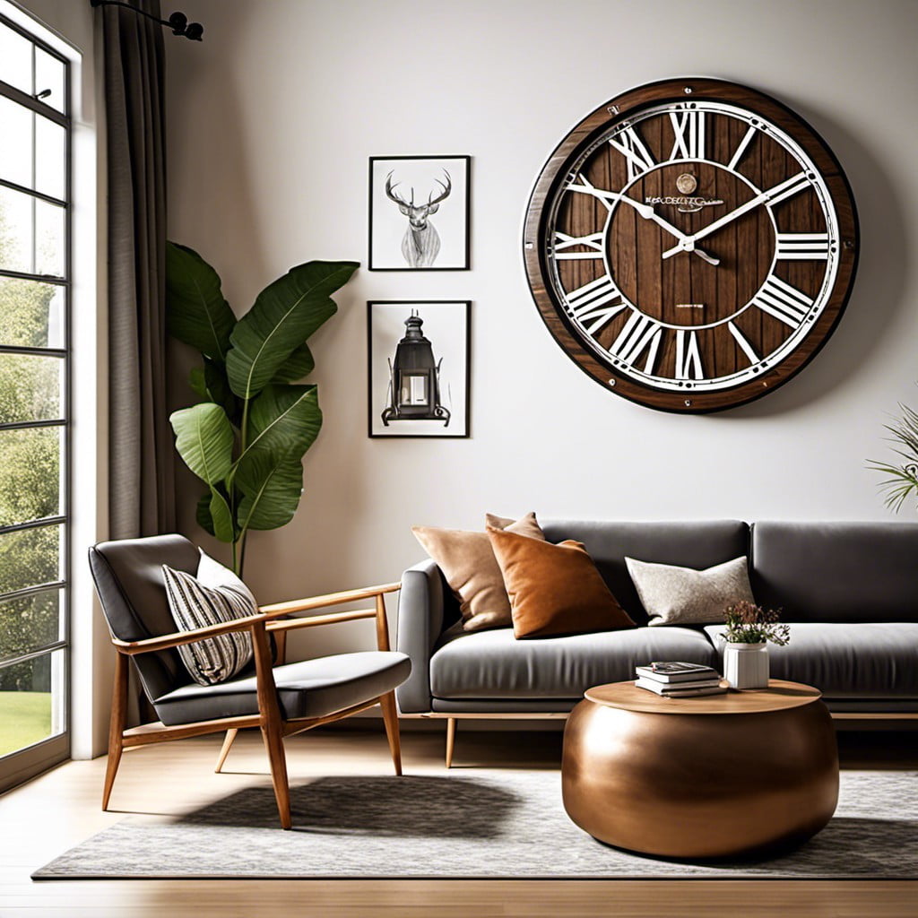 20 Living Room Wall Clock Decor Ideas Transform Your Space Simplicity