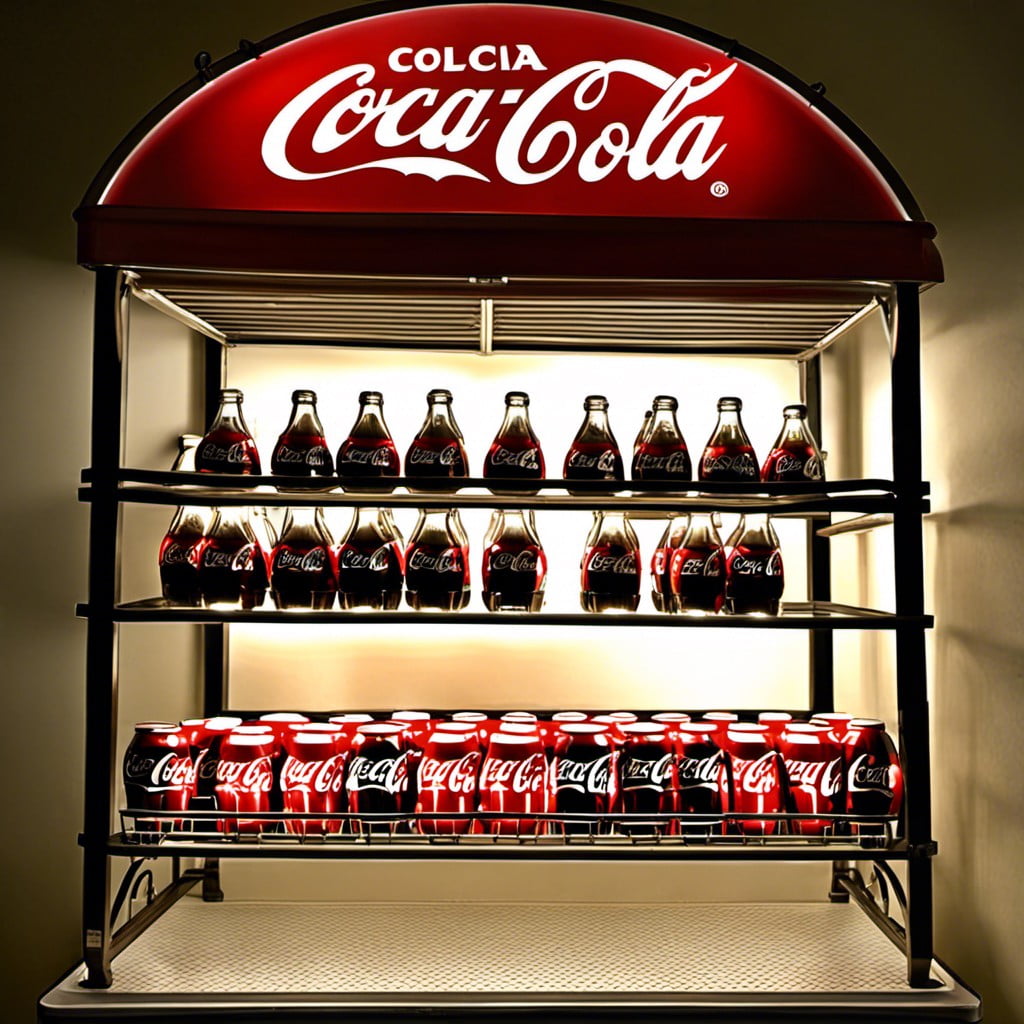 24 Coca Cola Bakers Rack Ideas for a Unique Kitchen