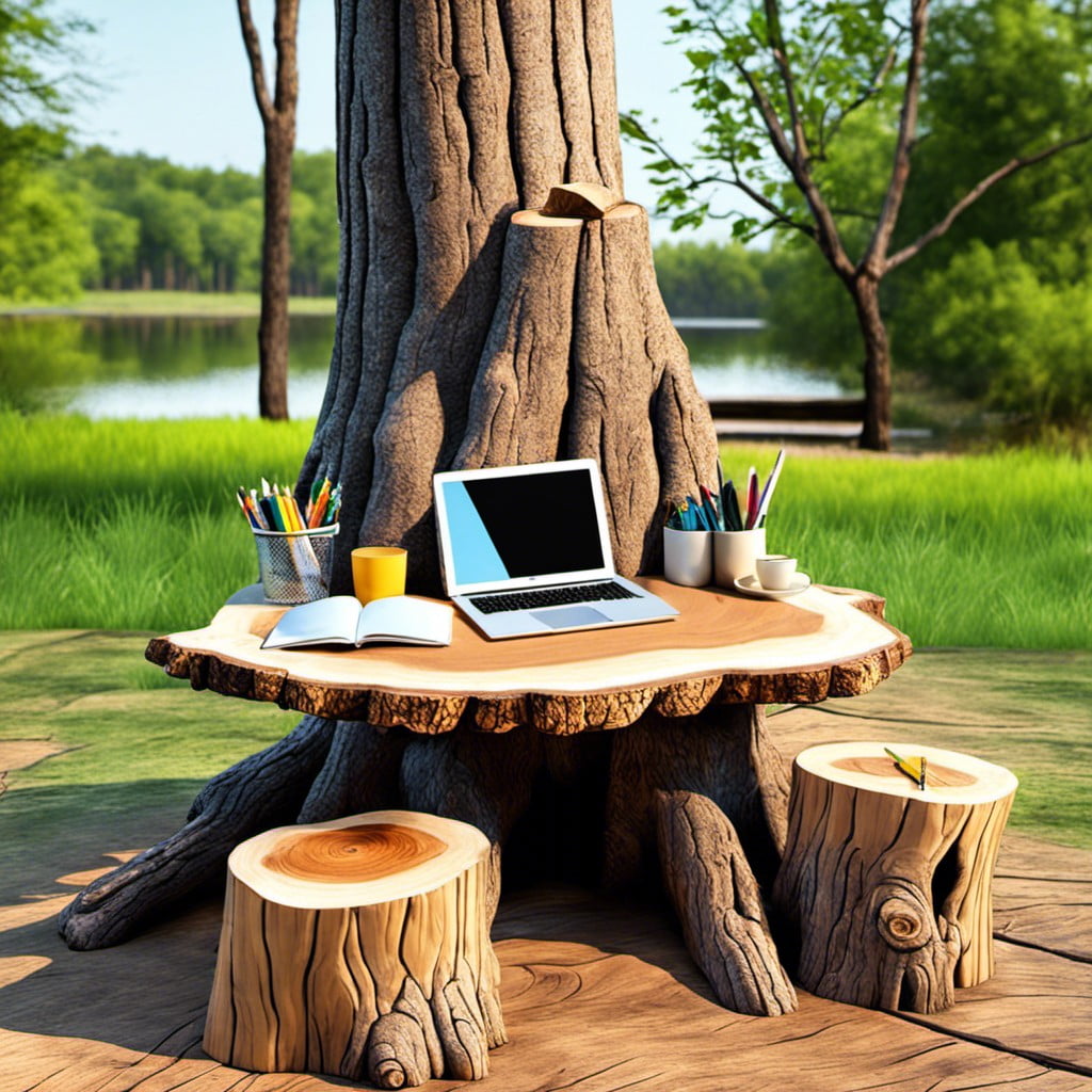 20 Tree Stump Bench Ideas for an Innovative Outdoor Space