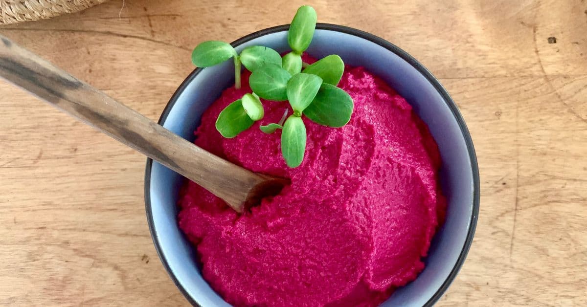 How to Make Hot Pink Hummus