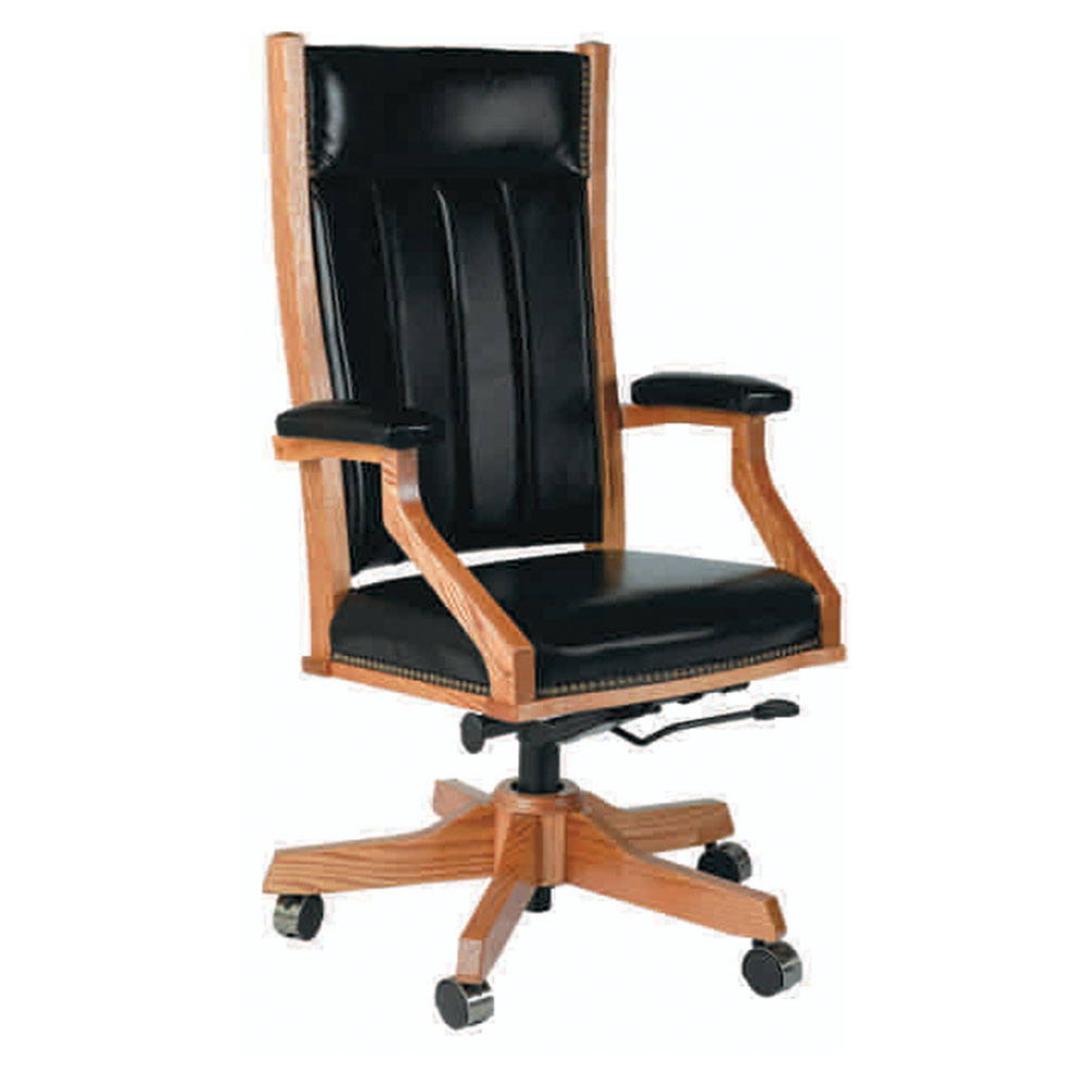 Mission Desk Chair MDC255 This Oak House Handcrafted Furniture