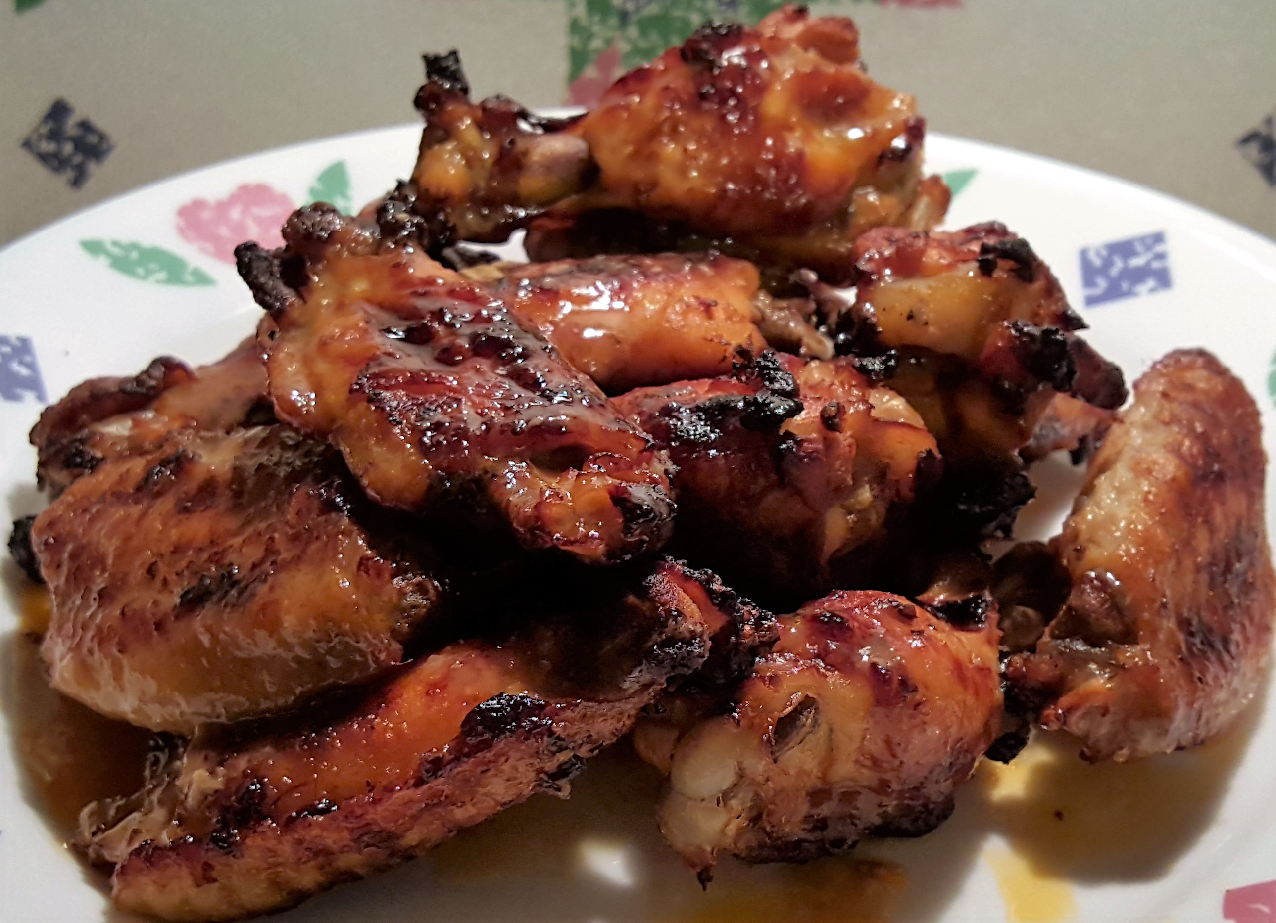 Pressure Cooker Asian Ginger Sticky Chicken Wings (or Thighs or Legs)