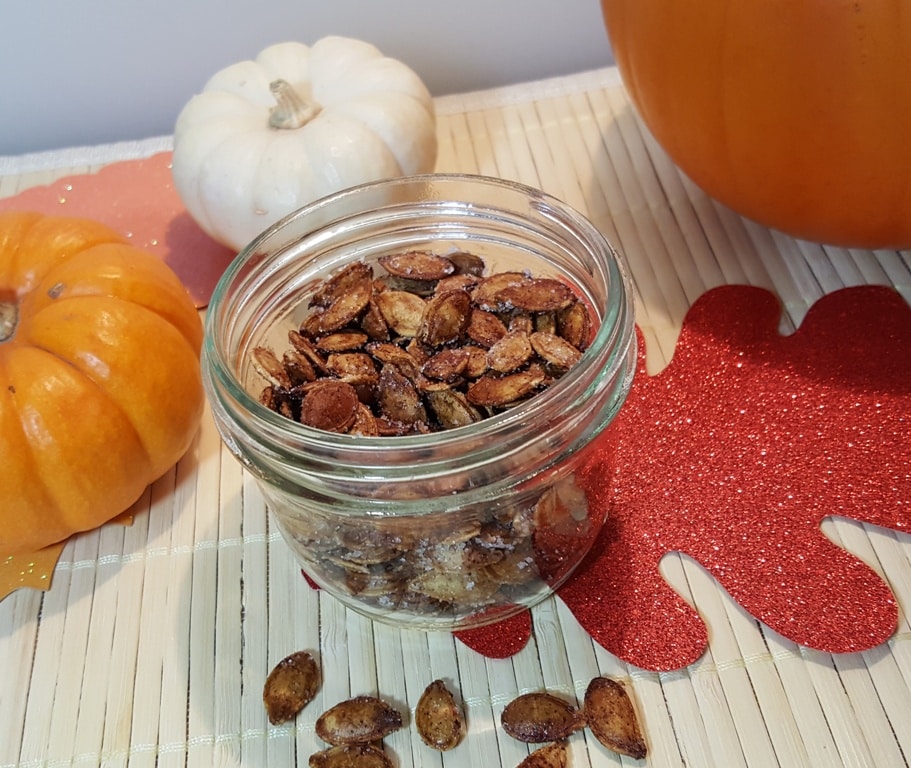 Toasted Cinnamon Sugar Pumpkin Seeds This Old Gal