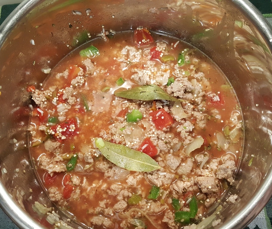 Pressure Cooker Picadillo Stuffed Delicata Squash This Old Gal