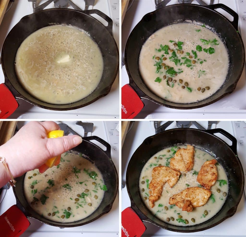 Pressure Cooker Chicken Piccata Lemon Cream Sauce This Old Gal
