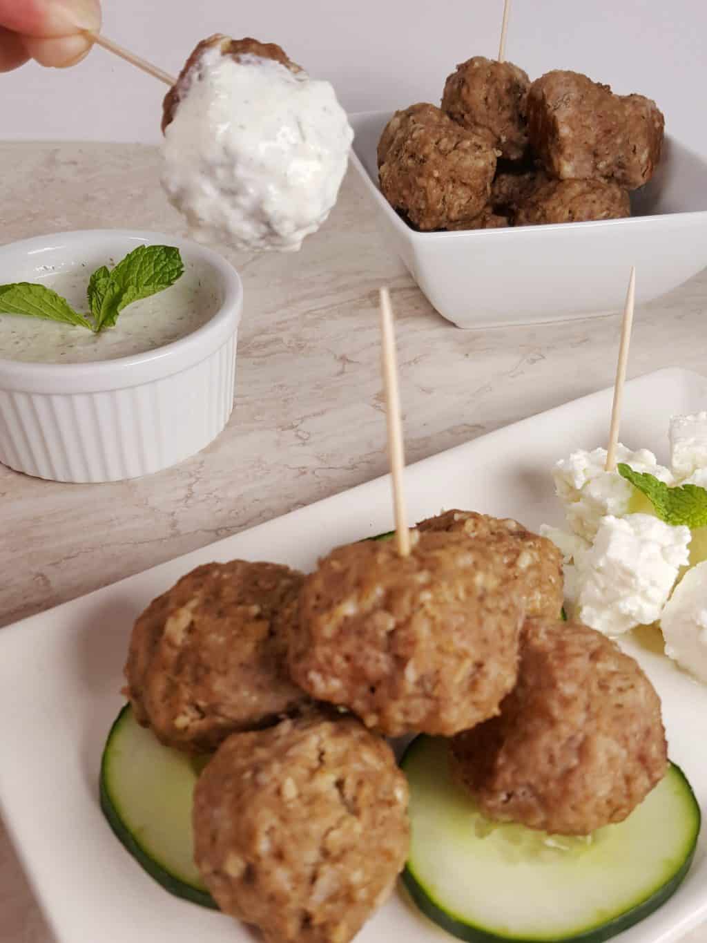 Pressure Cooker Greek Meatballs {Keftedes} This Old Gal