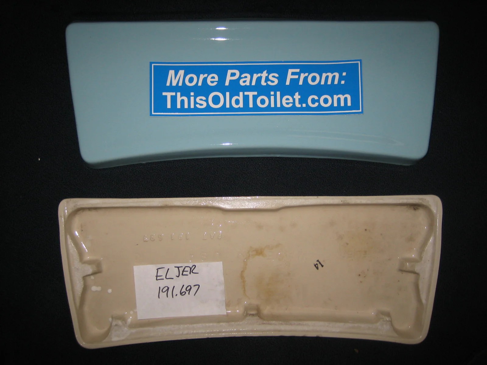 Tank Lid Eljer Hygeian 5540, 191.697 This Old Toilet