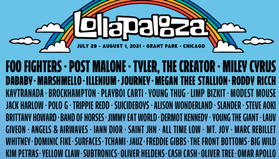 Lollapalooza Releases Huge 2021 Lineup Ft. Tyler, The Creator, Journey